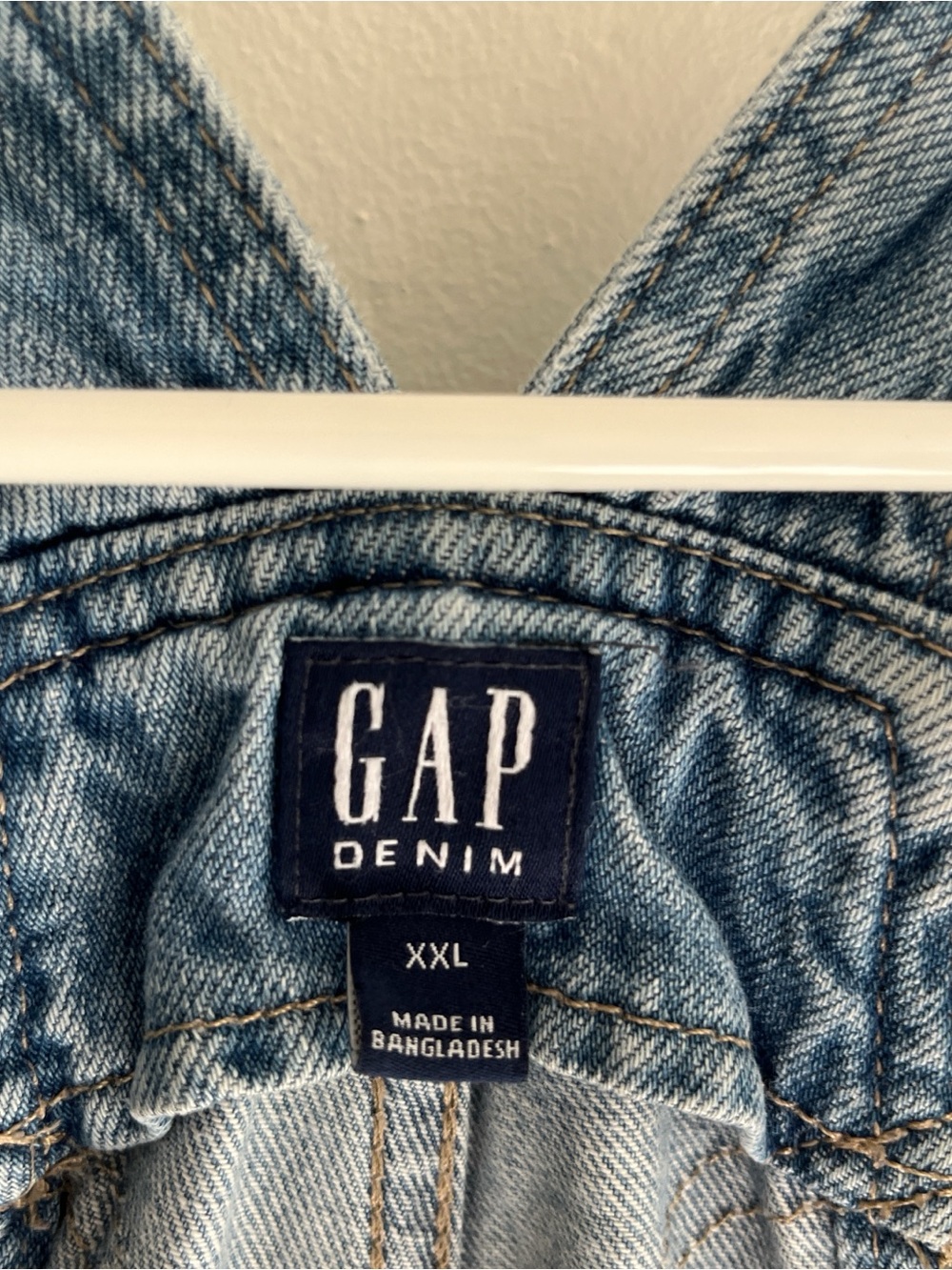 GAP Light Wash Denim Overalls - Picture 2 of 4